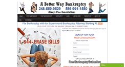 Desktop Screenshot of abetterwaybankruptcy.com